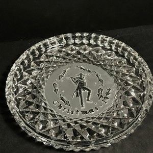 Waterford crystal 12 days of Christmas Pied piper plate dish Vintage